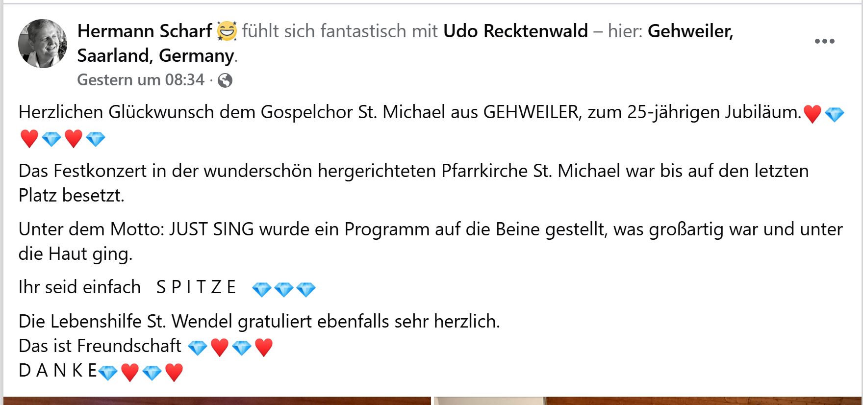 Beitrag von MDL Herrn Herrmann Scharf